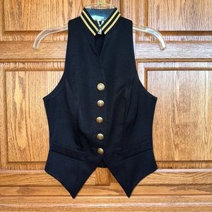 Bebe San Francisco 100% wool vest size 6